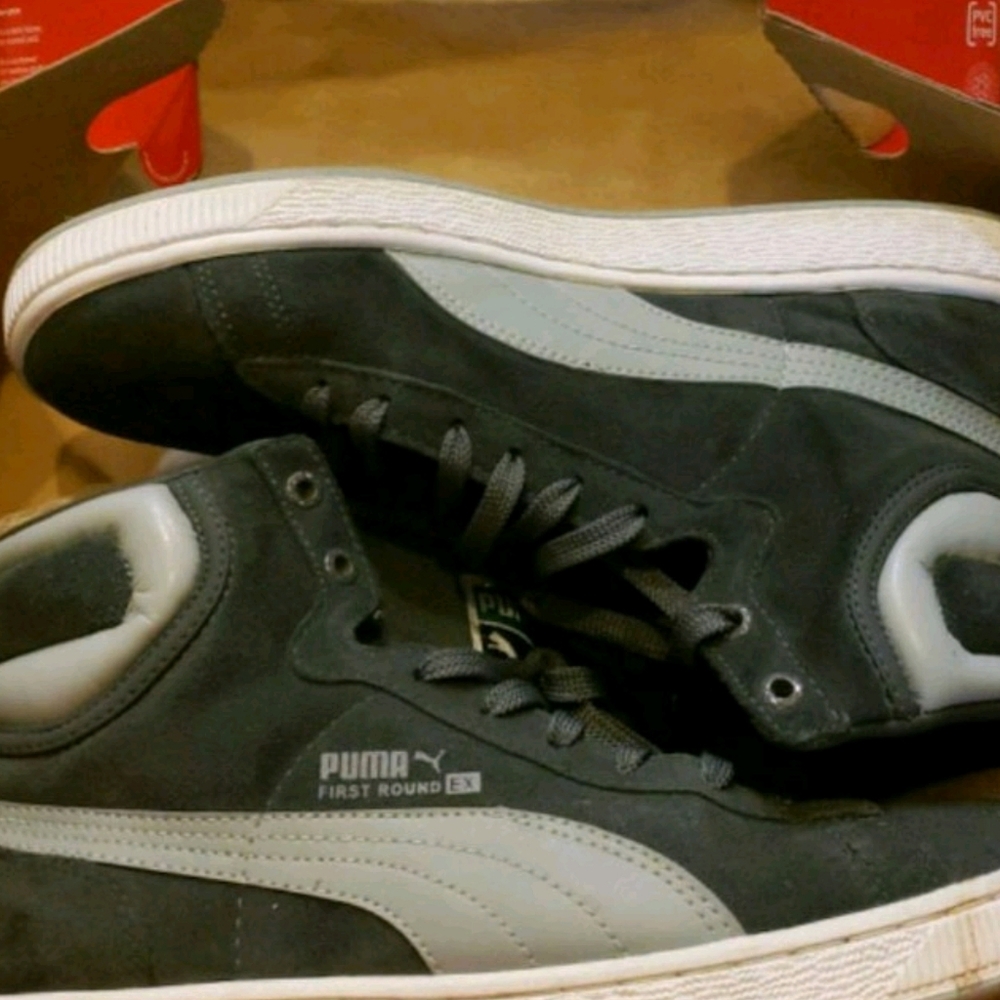Grey Puma Sneakers